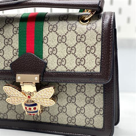 gucci web bee bag|Gucci bee bag queen margaret.